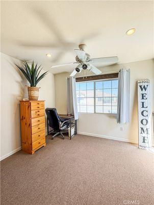 Home Office, Interior, Recessed Lighting