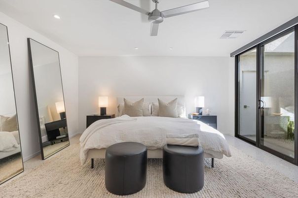 Bedroom, Interior, Recessed Lighting