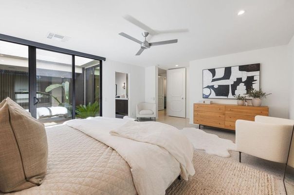 Bedroom, Interior, Recessed Lighting