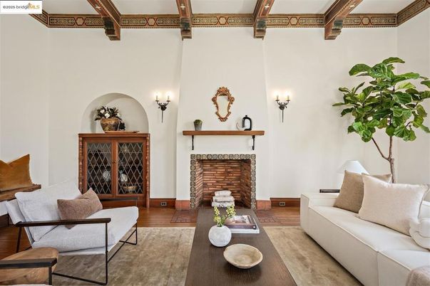 Fireplace, Interior, Living room, Wooden Beams, Wood Texture Flooring