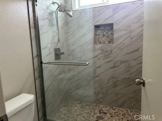Bathroom, Glass Shower, Interior, Marble Walls