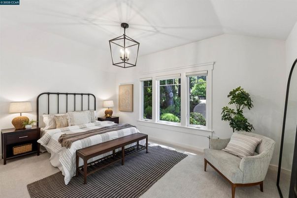 Bedroom, Interior, Pendant Lights