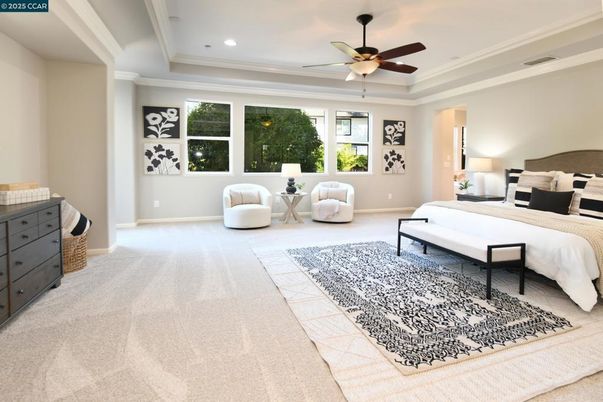 Bedroom, Interior, Recessed Lighting