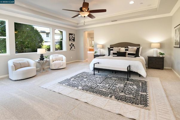 Bedroom, Interior, Recessed Lighting