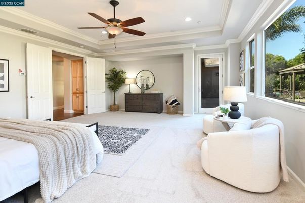 Bedroom, Interior, Recessed Lighting