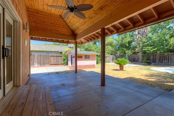 Backyard, Detached Garage, Exterior