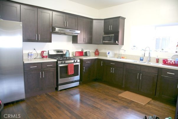 Interior, Kitchen, Wood Texture Flooring