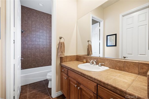 Bathroom, Interior, Recessed Lighting, Tile Countertops