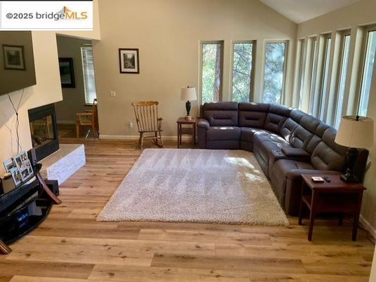 Fireplace, Interior, Living room, Wood Texture Flooring