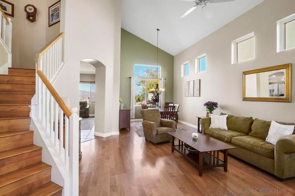 Dining room, Interior, Living room, Pendant Lights, Wood Texture Flooring