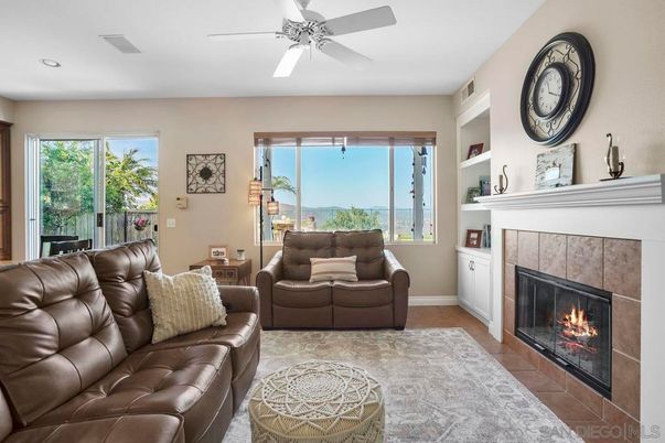 Fireplace, Interior, Living room, Recessed Lighting