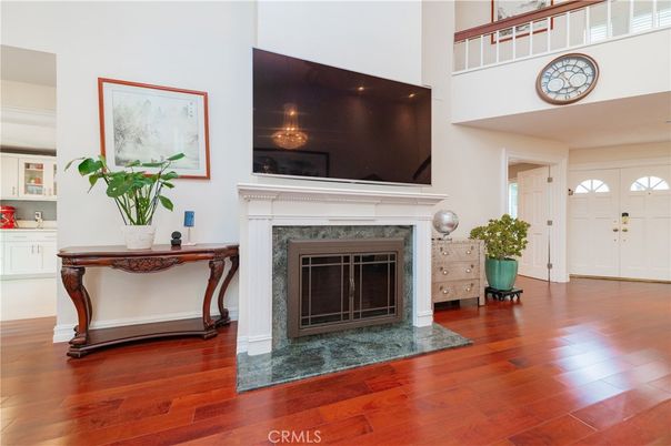 Fireplace, Interior, Wood Texture Flooring