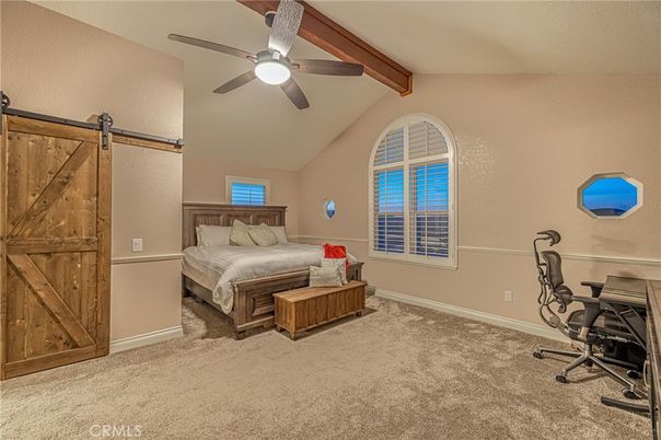 Bedroom, Home Office, Interior, Wooden Beams