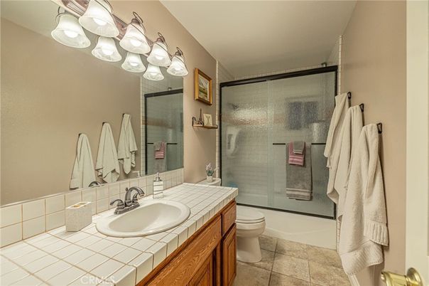 Bathroom, Glass Shower, Interior, Tile Countertops