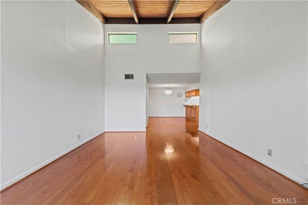 Empty room, Interior, Wooden Beams, Wooden Ceilings, Wood Texture Flooring