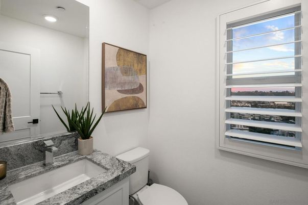 Bathroom, Interior, Recessed Lighting