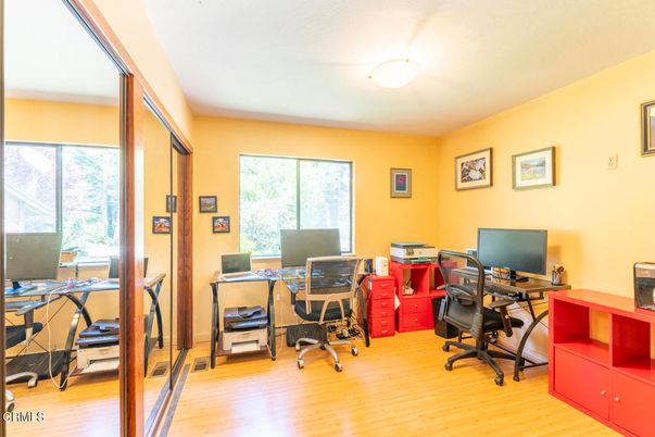 Home Office, Interior, Wood Texture Flooring