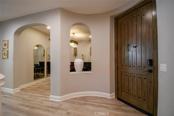 Chandelier, Interior, Wood Texture Flooring