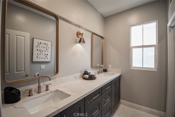 Bathroom, Dual Sink Vanities, Interior, Marble