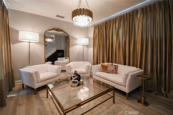 Chandelier, Interior, Living room, Piano, Wood Texture Flooring