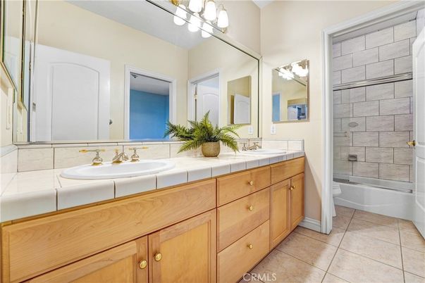 Bathroom, Dual Sink Vanities, Interior, Tile Countertops