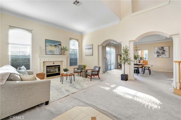 Dining room, Fireplace, Interior, Living room