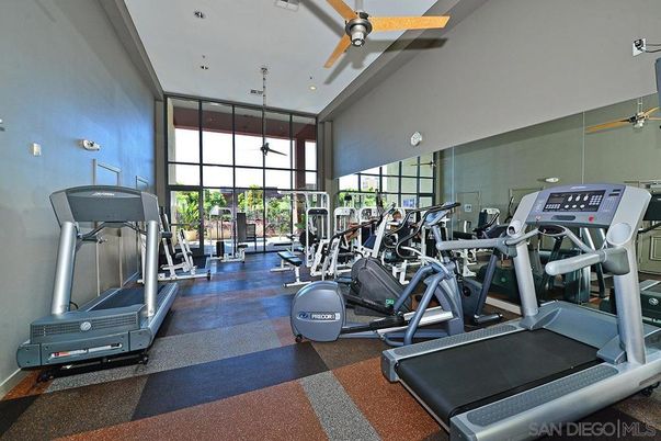Fitness Equipment, Gym, Interior, Pendant Lights