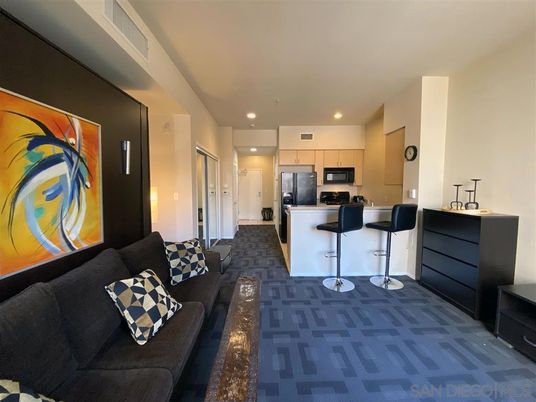 Interior, Kitchen, Living room, Recessed Lighting, Stainless Steel Appliances