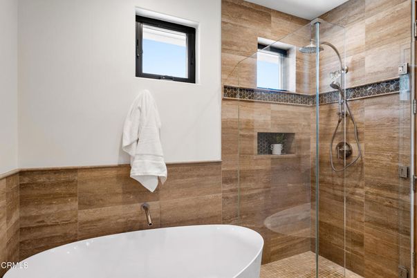 Bathroom, Free Standing Baths, Glass Shower, Interior