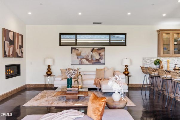 Interior, Living room, Recessed Lighting