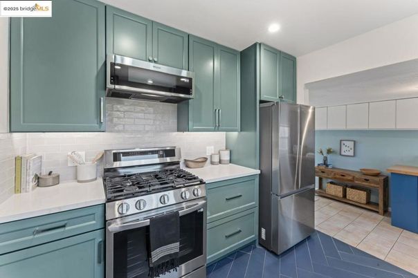 Interior, Kitchen, Recessed Lighting, Stainless Steel Appliances