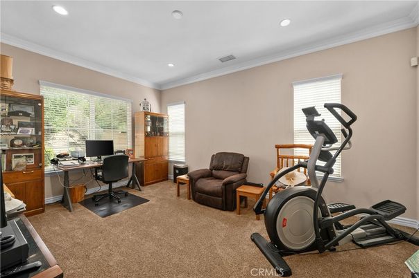 Fitness Equipment, Home Office, Interior, Recessed Lighting