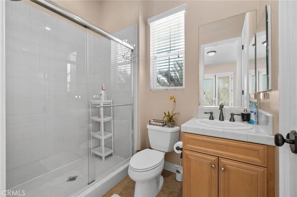Bathroom, Glass Shower, Interior, Tile Countertops
