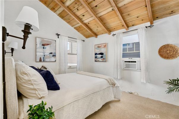 Bedroom, Interior, Wooden Beams, Wooden Ceilings