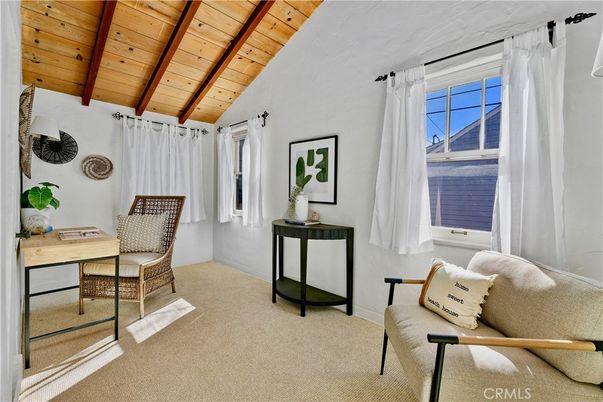Home Office, Interior, Wooden Beams, Wooden Ceilings