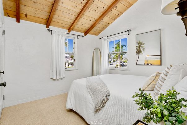 Bedroom, Interior, Wooden Beams, Wooden Ceilings