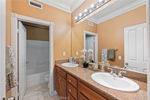 Bathroom, Dual Sink Vanities, Glass Shower, Interior