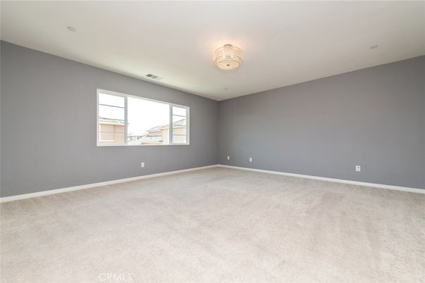 Chandelier, Empty room, Interior
