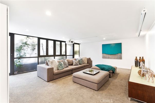 Interior, Living room, Recessed Lighting
