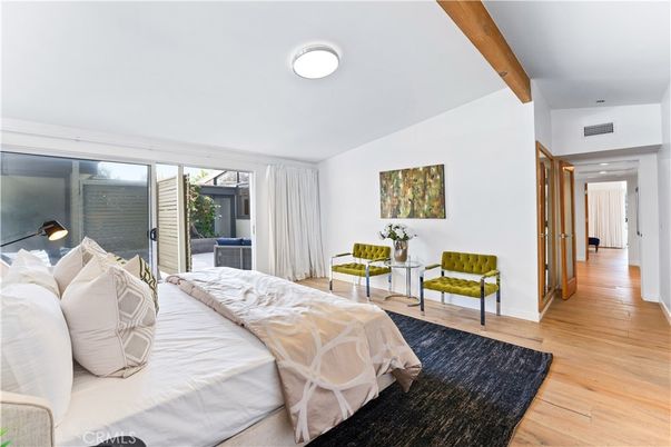 Bedroom, Interior, Wooden Beams, Wood Texture Flooring