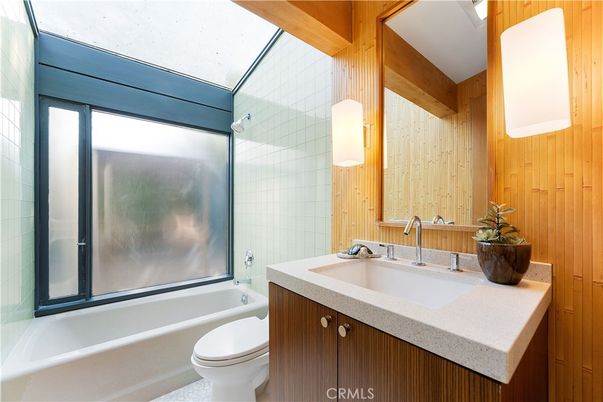 Bathroom, Glass Shower, Interior, Wooden Walls