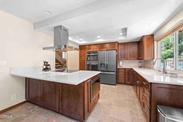 Interior, Kitchen, Recessed Lighting, Stainless Steel Appliances