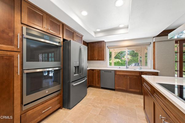 Interior, Kitchen, Recessed Lighting, Stainless Steel Appliances