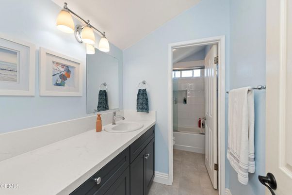 Bathroom, Dual Sink Vanities, Glass Shower, Interior