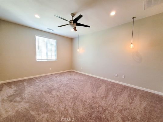 Empty room, Interior, Pendant Lights, Recessed Lighting