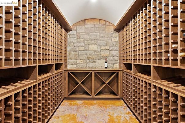 Interior, Stone Walls, Wine Storage