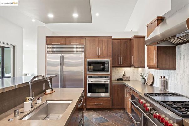 Interior, Kitchen, Recessed Lighting, Stainless Steel Appliances