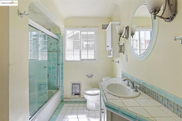 Bathroom, Glass Shower, Interior, Tile Countertops