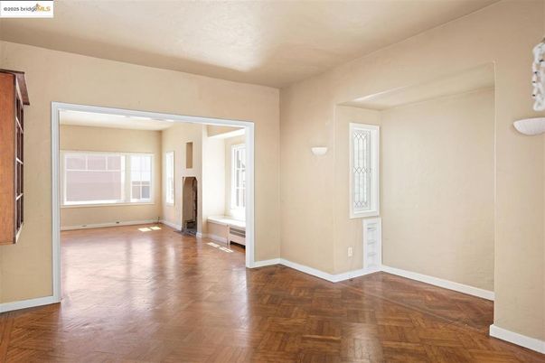 Empty room, Fireplace, Interior, Wood Texture Flooring