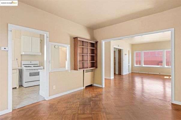 Empty room, Interior, Kitchen, Wood Texture Flooring
